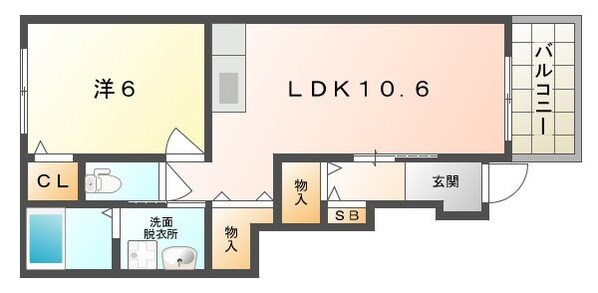 ヴァンヴェールの物件間取画像